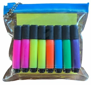 Pochette de 8 mini surligneurs + Post-it - Neuf - Imagen 1 de 1