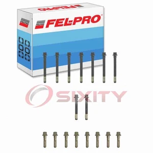 Fel-Pro Engine Cylinder Head Bolt Set for 1968-1974 GMC K35 K3500 Pickup sl - Picture 1 of 5