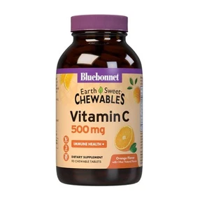 Bluebonnet Earth Sweet Chewable Vitamin C 500mg 90 Chewable - Picture 1 of 1