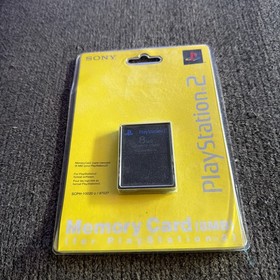 Sony PlayStation 2 / PS2 8MB BLACK Memory Card SCPH-10020 U - FACTORY SEALED OEM