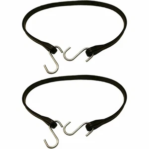 Peerless CC8431 31" EPDM Rubber Bungee Tarp Strap with Hooks Pack of 2 - Picture 1 of 2