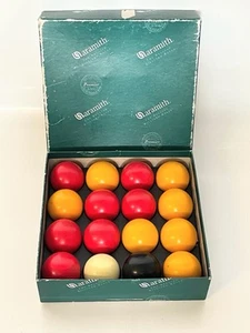 Aramith Belgian Pool Balls Set Balls 2”-1 7/8” - Picture 1 of 7