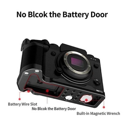 UURig R033 Metal L Plate Expansion Bracket Accessories For Fujifilm X-T4 Camera - image 1 of 4