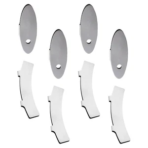 8 Stück Mountainbike Edelstahl Bremsscheiben Profi Fahrrad Adapter - Bild 1 von 12