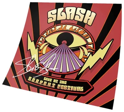 CD/BD/Vinyl Slash Autographed Signed Live At The S.E.R.P.E.N.T. Festival Box Set Foto 1 de 4