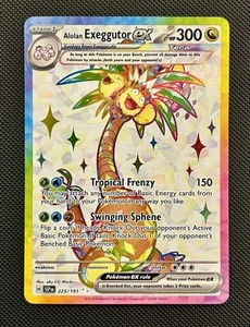 Pokémon TCG SV08 Surging Sparks - Alolan Exeggutor ex 225/191 Full Art - NM - Picture 1 of 2