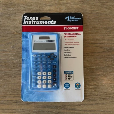 NEW Texas Instruments TI-30X IIS Scientific Calculator Solar-Sealed-Blue - Image 1 of 4