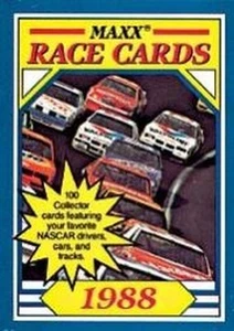 A3205- 1988 Maxx Auto Racing Cards 1-100 +Rookies -You Pick- 15+ FREE US SHIP - Picture 1 of 161