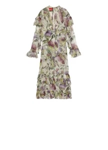 36IT Gucci Re-Edition Thistles Silk Crepon Dress- With Tags- RRP$4,900 USD - Picture 1 of 21