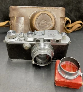 Vintage Leica D.R.P. Ernst Leitz Wetzlar Camera f=5cm 1:2,No 250094 - Picture 1 of 13