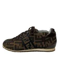 FENDI Low Cut Sneaker 36 Brown 1273 Used - Picture 1 of 6