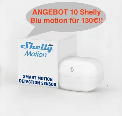 10× Shelly BLU Motion Bewegungsmelder – Neu – Smart Motion Sensor – nur 13€/Stk - Bild 1 von 4