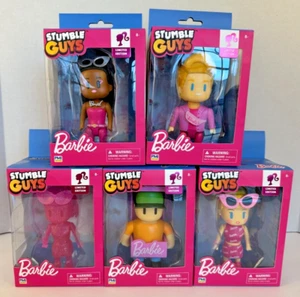 Barbie Movie Stumble Guys Complete Set of all 5 Figures 2024 New in Box - Picture 1 of 4