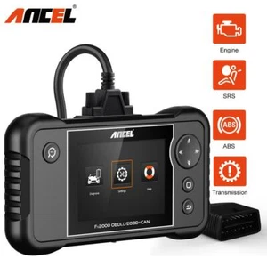 Ancel FX2000 Engine ABS SRS Transmission OBD2 Scanner 4 Systems Diagnostic Tool - Picture 1 of 7