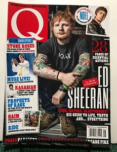 Q Magazine Ed Sheeran Muse Live Prophets Of Rage August 2017 FREE SHIPPING JB - Picture 1 of 2