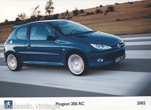 PRESS - FOTO/PHOTO/PICTURE - PEUGEOT 206 RC 2002 - Picture 1 of 1