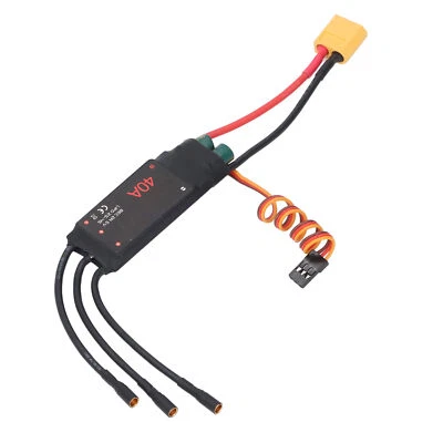 40A RC Brushless Motor Electric Speed Controller ESC w/XT60 Plug for RC Airplane - Image 1 of 4