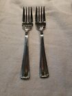2 Salad  Dessert Forks 7 Towle 18 8 Stainless Steel Korea Boothbay Booth Bay