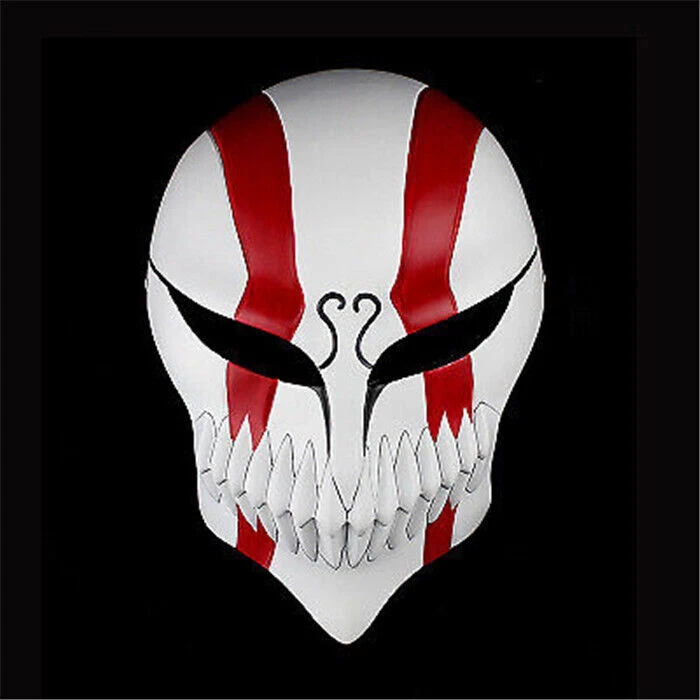 Bleach Tensa Bankai Kurosaki Ichigo FRP 面具 带网格 万圣节 Cosplay 道具 礼物 — 第 1/4 张图片