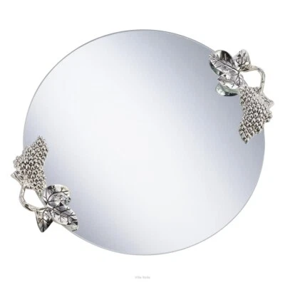 Piatto Per Torte In Vetro Argento 35 CM SILVER - Immagine 1 di 4