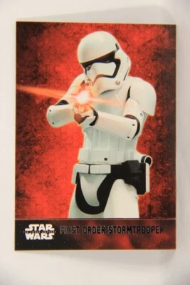 Star Wars The Force Awakens 2015 Card #7 First Order Stormtrooper ENG L019280 - Image 1 of 2