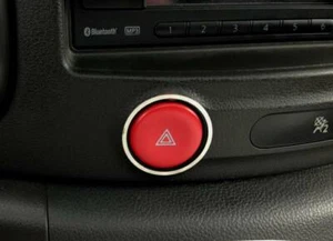 D Chrom Ring für Nissan Cube Z12 Schalter Warnblinker - Edelstahl poliert - Picture 1 of 3