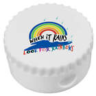 'Look For Rainbows' Compact Pencil Sharpener (PS00037240)