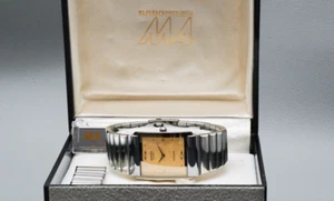 NEW Batt *Near MINT / BOX* RADO DIASTAR Two Tone Date Quartz Men's Watch - Picture 1 of 17