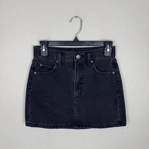 Aritzia Denim Forum The 90s Ricci Jeansrock Gr. 23 schwarz Minirock Ausgehen - Bild 1 von 4