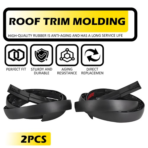 2pcs Roof Drip Molding Trim Left & Right For 20052015 Toyota