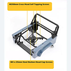 Rear Bucket Spare Tire Mount for VP VS4-10 Phoenix RC Car sPARE Accessory Parts - Picture 1 of 4
