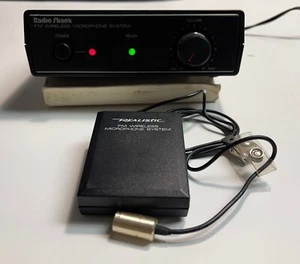 Radio Shack FM Wireless Microphone System 32-1221B- REALISTIC - Picture 1 of 7
