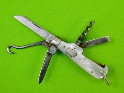 РЕДКИЙ складной нож с несколькими лезвиями времен гражданской войны США J BEAL & Sons Англия Шеффилд - Изображение 1 из 4