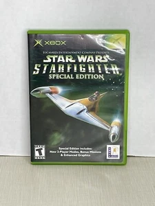 Star Wars: Starfighter Special Edition (Microsoft Xbox, 2001) Black Label CIB - Picture 1 of 2