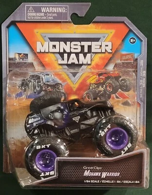 2024 Spin Master Monster Jam Grandes Clips MOHAWK WARRIOR Serie 36 1:64 Foto 1 de 4