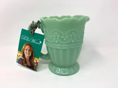 The Pioneer Woman Timeless Beauty Jade Color Creamer- Pitcher Vintage Style New - Image 1 of 4