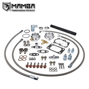 Full Turbo Oil & Water Line Install Kit For Nissan TD42 GQ Patrol Hitachi HT18 - Picture 1 of 13