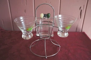 De colección. CADDY CROMADO MARTINI: CON GAFAS, PICOS Y MATRAZ - Imagen 1 de 3