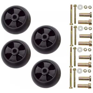 4PK Plastic Deck Wheel Kit for John Deere 737 757 Z Trak 60" Z Trak AM116299 - Picture 1 of 2