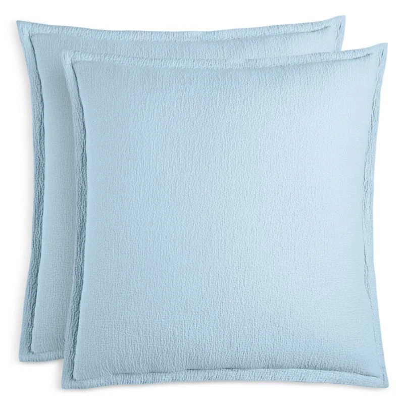 Sky Textured Matelasse Euro Sham Set