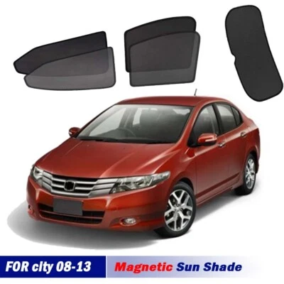 Parasoles magnéticos para Honda City GM26 08-13 ventanas delanteras traseras traseras persianas parasol Foto 1 de 4