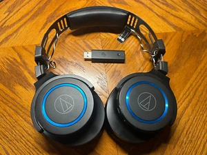 Audio-Technica ATH-G1WL Premium Wireless Gaming Headset - Picture 1 of 4