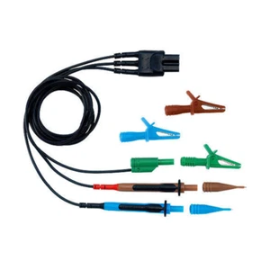 Socket & See ITLS400 Fused Test Lead Set to IEC plug Brown/Blue/Green (Loop/RCD) - Picture 1 of 1