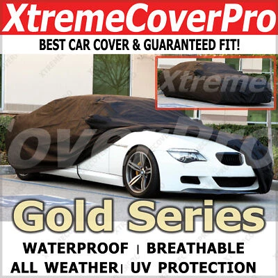 2015 BMW 640I 650I GRAN COUPE Waterproof Car Cover w/Mirror Pockets - Black - Image 1 of 4