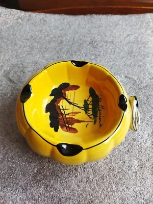 Cendrier création De FERLAY faïence de Vallauris cigale 1950  - Photo 1/4