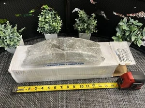 2 QTY! BULK- CRL Sneeze Guard Bases Barrier Brushed Aluminum Counter Checkout - Picture 1 of 6