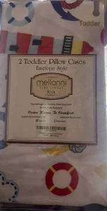 2 neue Mellanni Passform Kleinkind Krippe Kissenbezüge Jungen Mädchen Set NEU - Bild 1 von 2