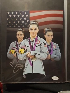 McKayla Maroney Firmato 8x10 Certificato JSA Oro Olimpico 2012 "Non Impressionato" - Foto 1 di 3