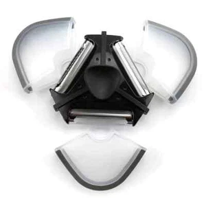 3-in-1 Stainless Steel Rotary Peeler-Vegetable & Fruit Slicer, Shredder, Grater - Picture 1 of 6