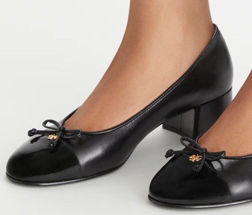 Tory Burch decolte punta a cappuccio nero taglia 10 $375